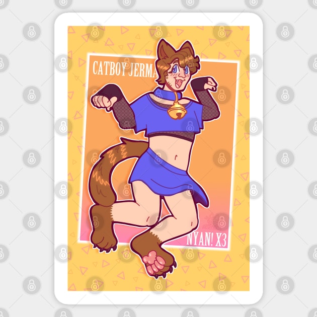 Catboy Jerma Sticker by catboymalewife